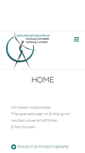 Mobile Screenshot of praxis-physio.de